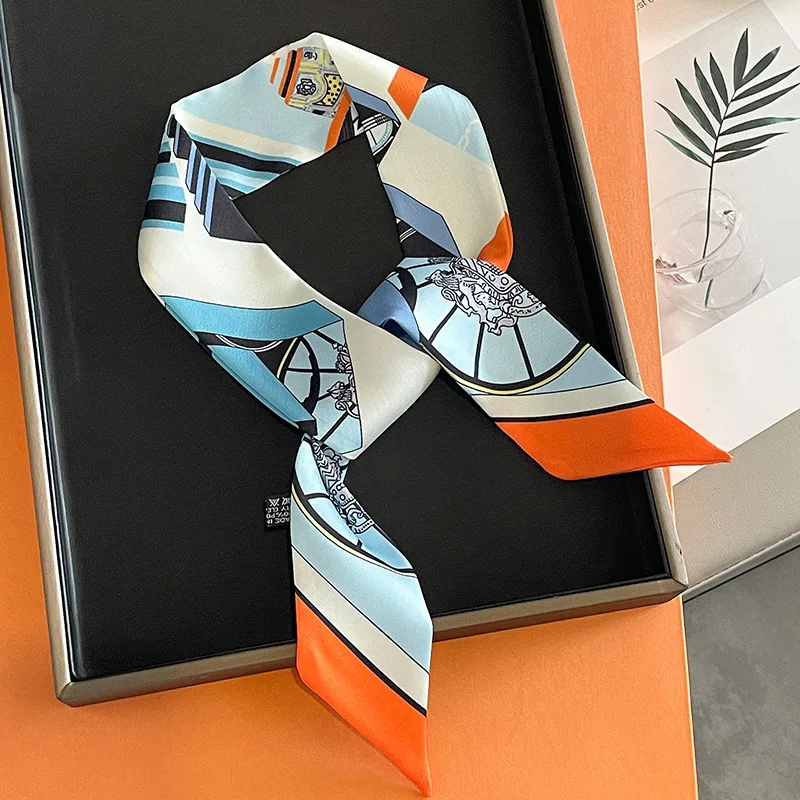 Luxury Skincare Headband - Luksusowa marka torba z nadrukiem szalik