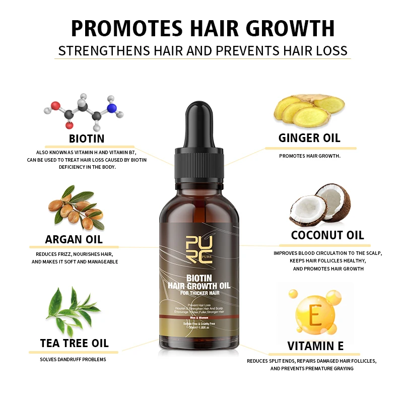 PURC biotyna olejek do włosów  – Epidermal Growth Factor recenzja i cena