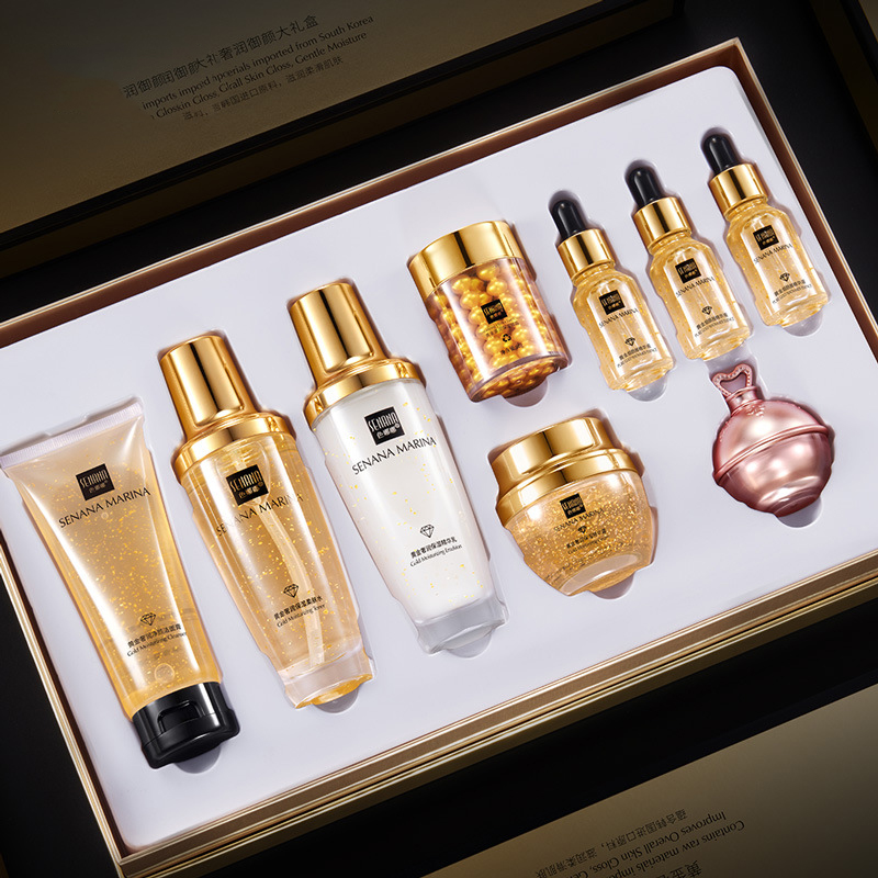 Zestaw do pielęgnacji skóry dl – Luxury Gold Skincare recenzja i cena