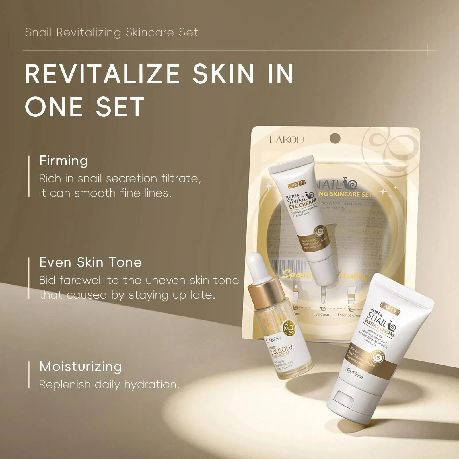 Zestaw serum, kremu pod oczy i – Luxury Skincare Cream recenzja i cena