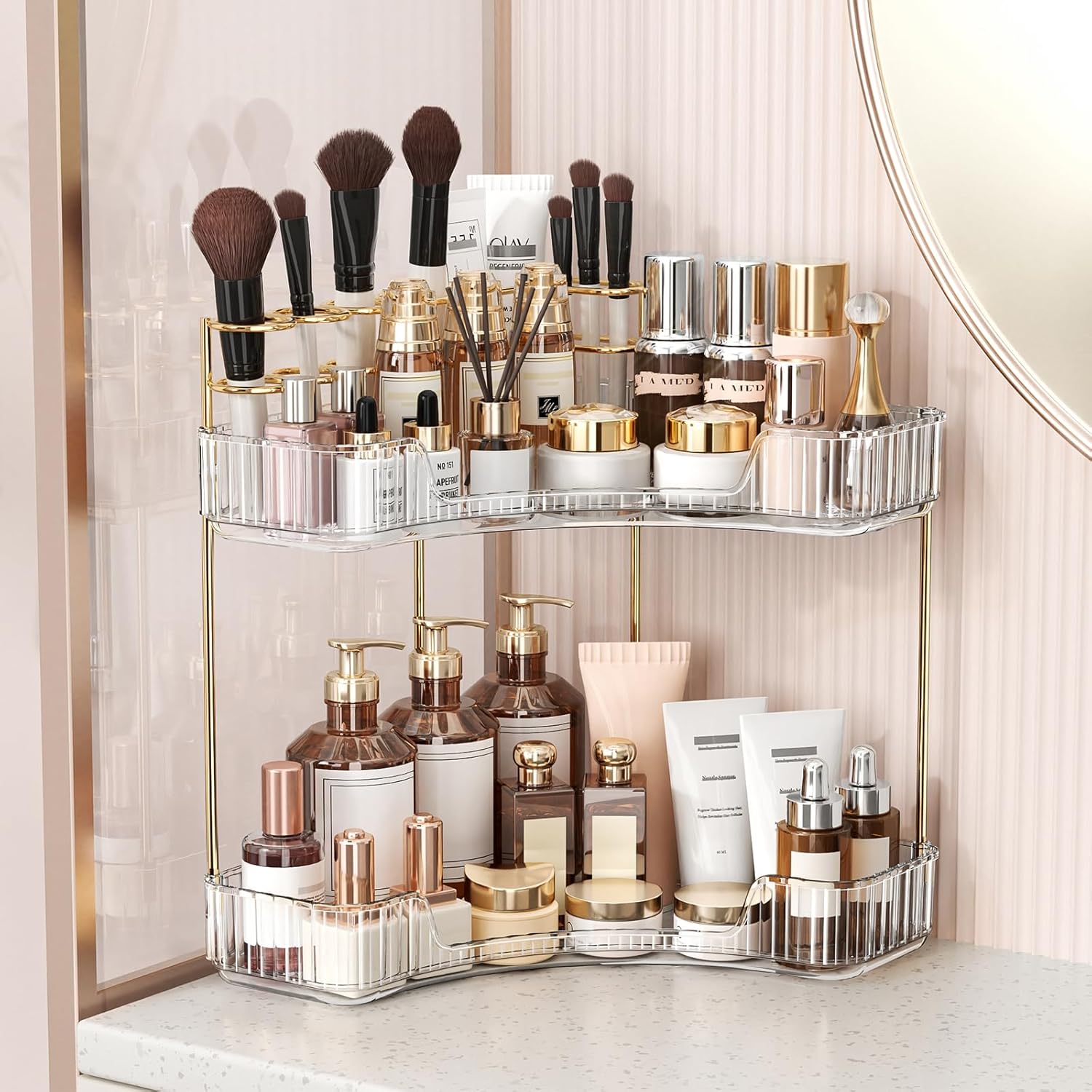 2-poziomowy przezroczysty orga – Luxury Gold Skincare recenzja i cena