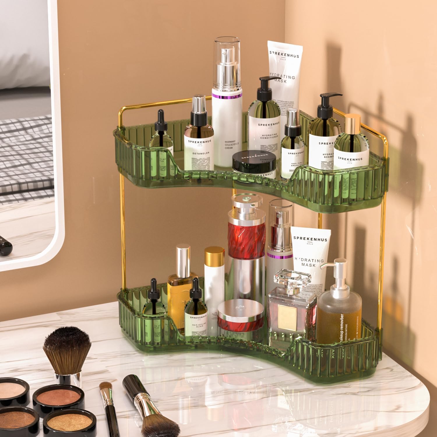 2-poziomowy przezroczysty orga – Luxury Gold Skincare recenzja i cena